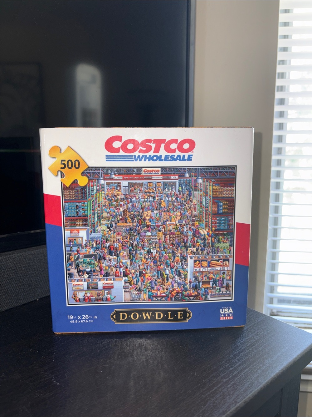 Costco Wholesale 500-Piece Jigsaw Puzzle by Dowdle - Blue/Red